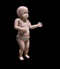 The L'il lost Dancing Baby. Slow loading, but 4 out of 5 dentists surveyed say it's worth it!